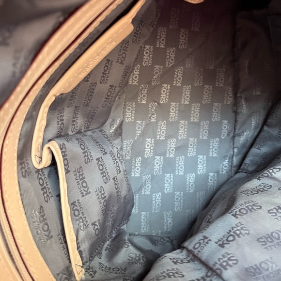 Michael Kors Tan Snake Print Tote - Picture 5 of 11